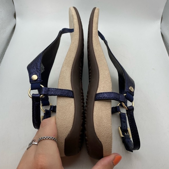 Vionic Kirra blue metallic women’s sandals size 7 - Picture 9 of 10